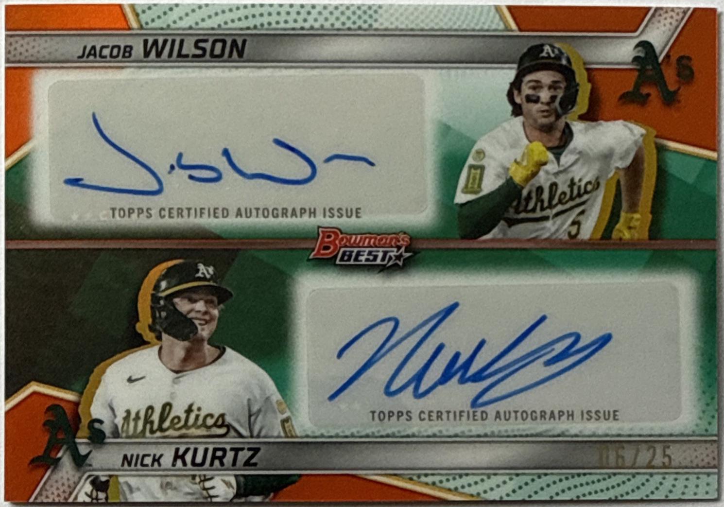 Jacob Wilson / Nick Kurtz [Orange] #DA-WK