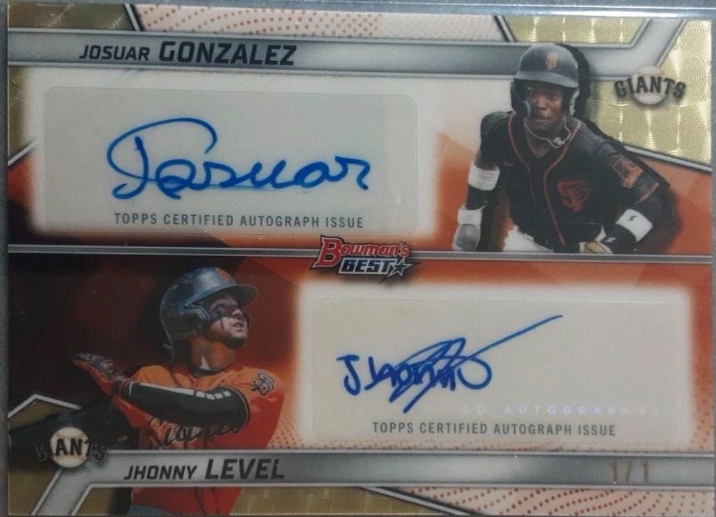 Jhonny Level / Josuar Gonzalez [Superfractor] #DA-GL