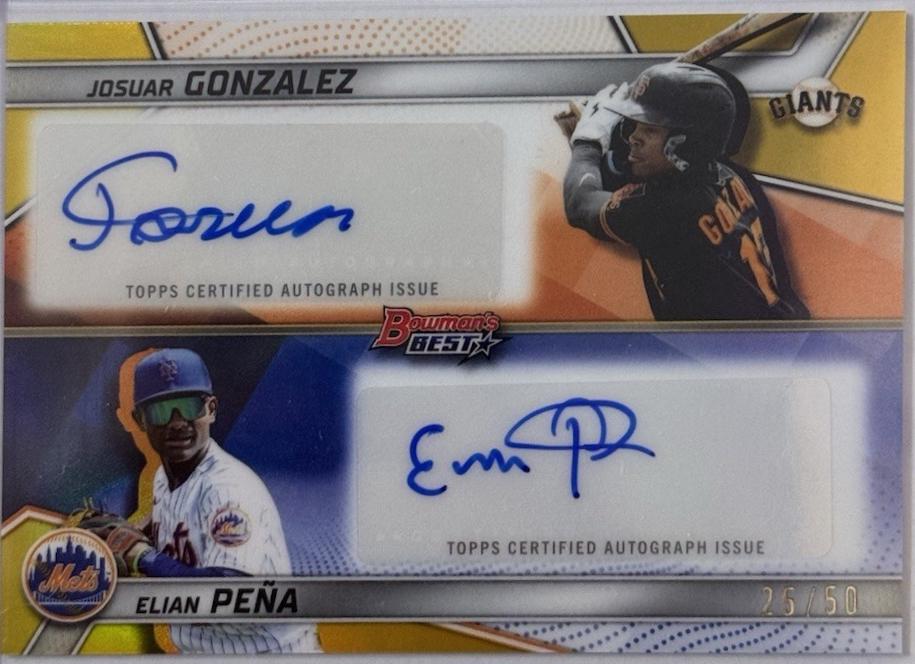 Josuar Gonzalez / Elian Pena [Gold] #DA-GP