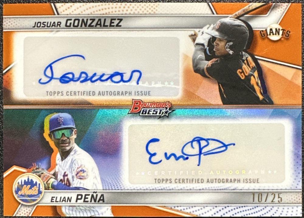 Josuar Gonzalez / Elian Pena [Orange] #DA-GP