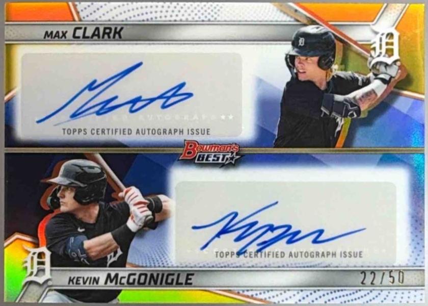 Max Clark / Kevin McGonigle [Gold] #DA-CMC