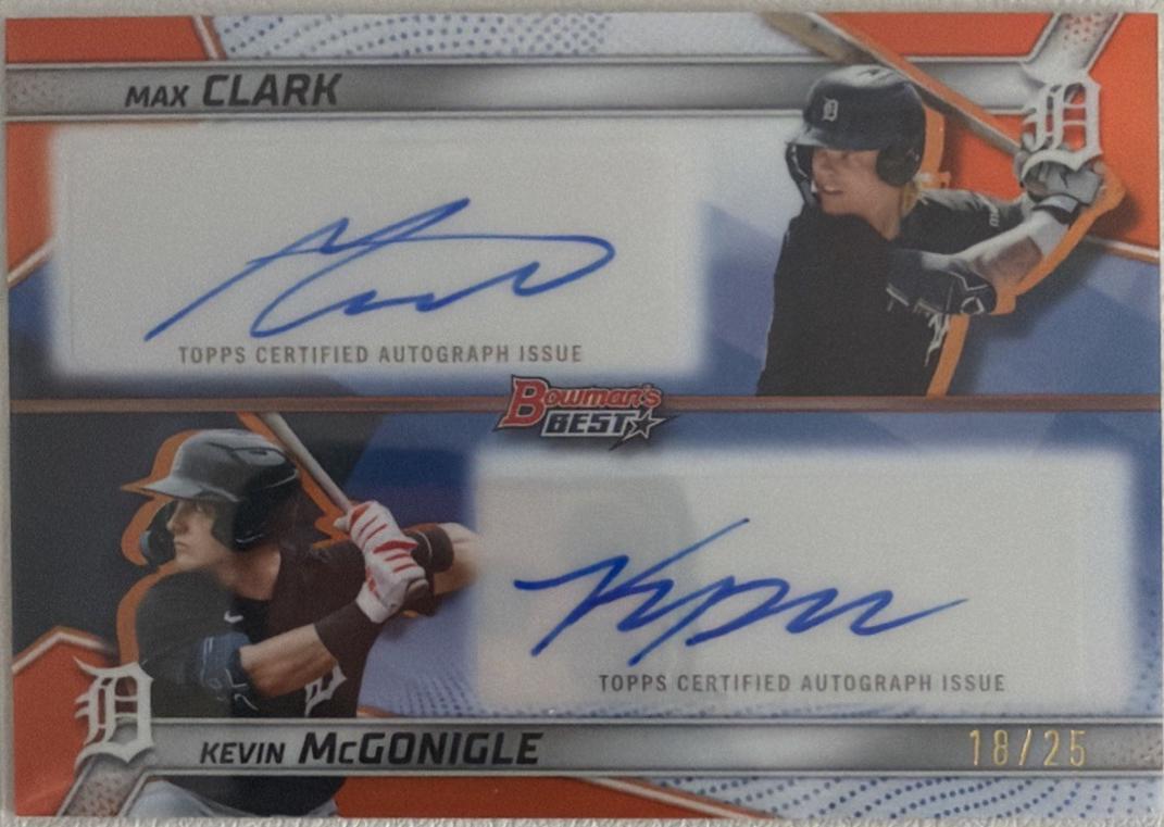 Max Clark / Kevin McGonigle [Orange] #DA-CMC