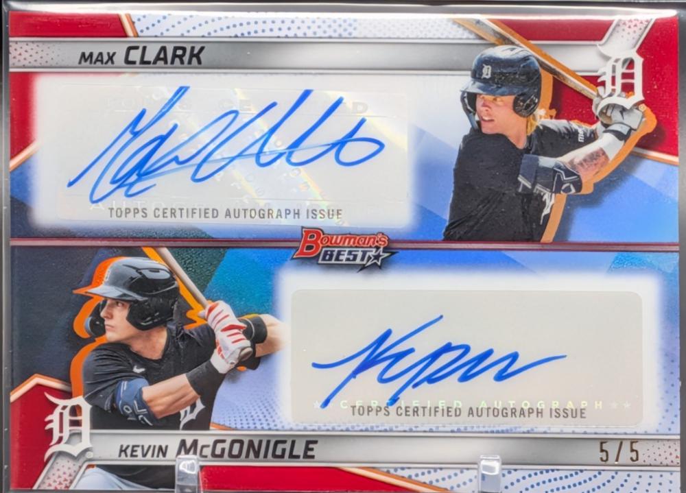 Max Clark / Kevin McGonigle [Red] #DA-CMC