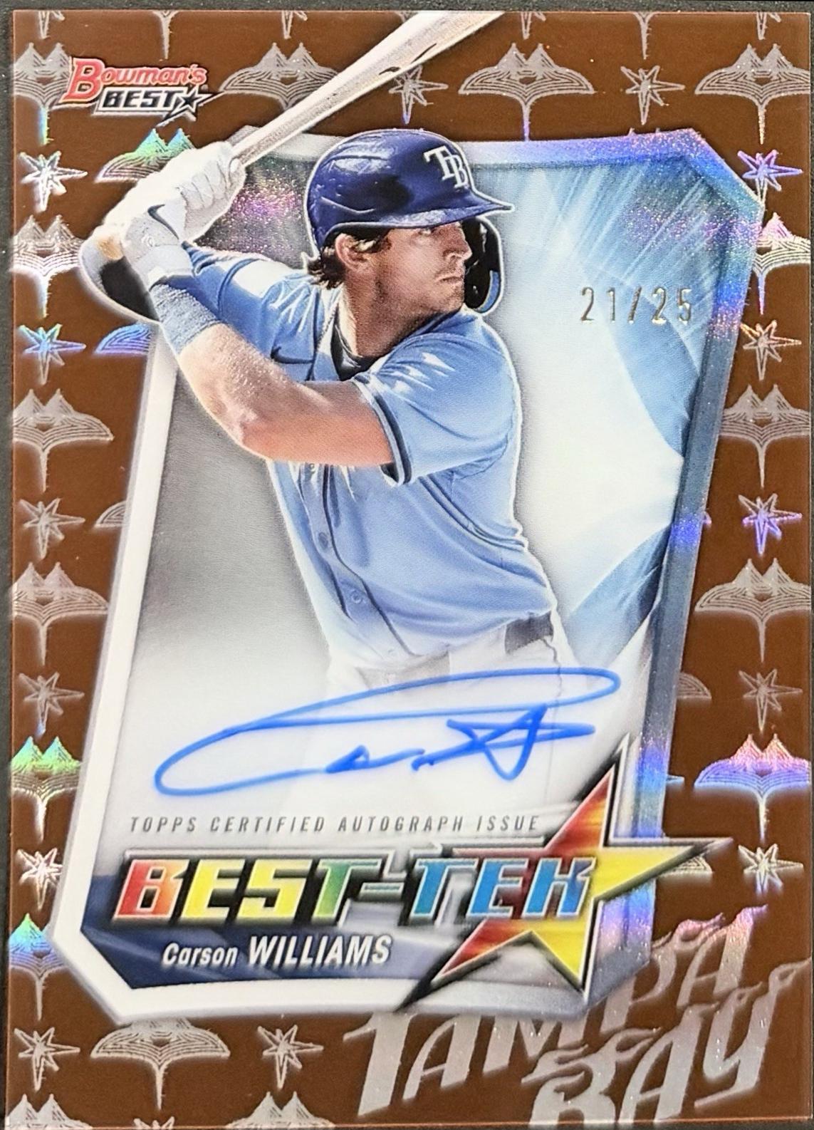 Carson Williams [Orange] #BTA-CW