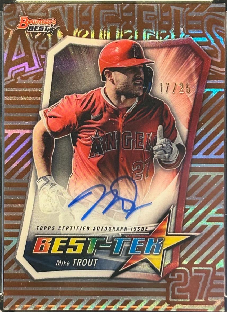 Mike Trout [Orange] #BTA-MT