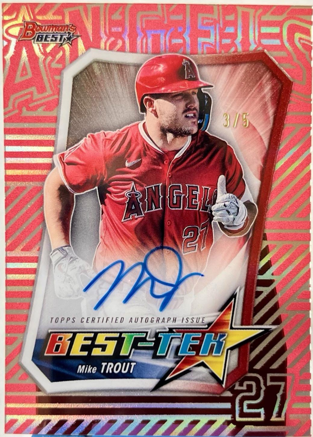 Mike Trout [Red] #BTA-MT
