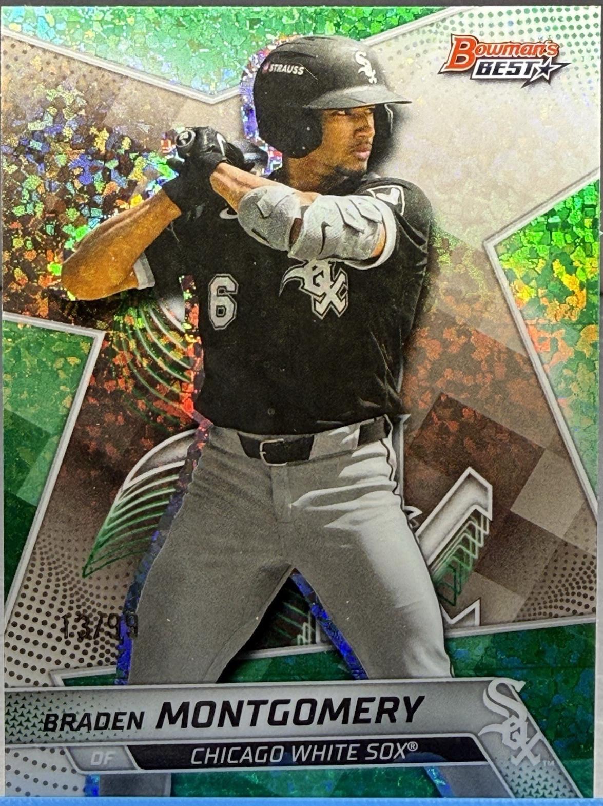 Braden Montgomery [Green Mini-Diamond Refractor] #TP-19
