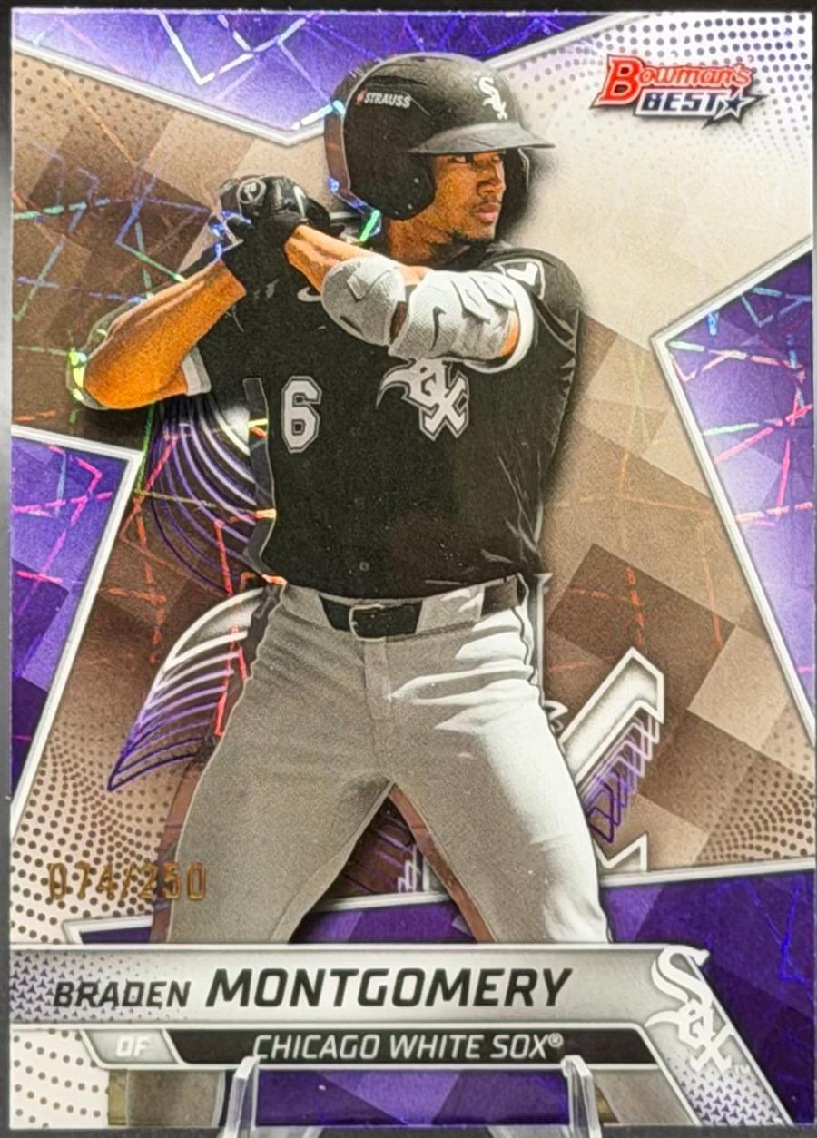 Braden Montgomery [Purple Lazer Refractor] #TP-19
