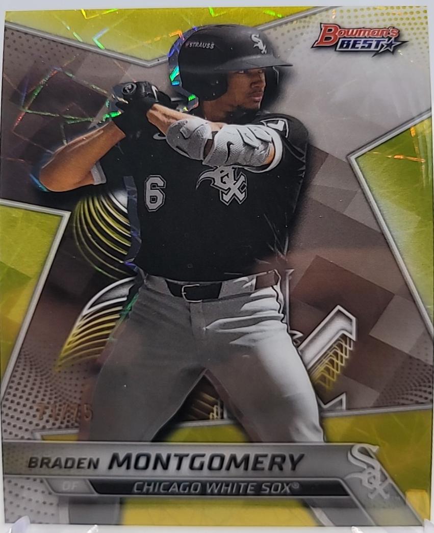 Braden Montgomery [Yellow Lazer Refractor] #TP-19
