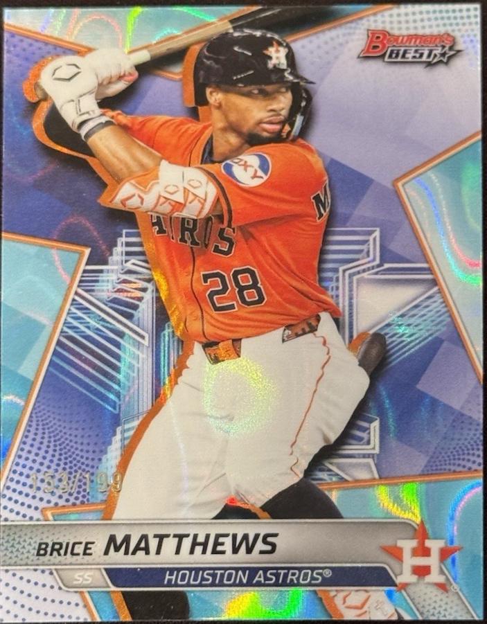 Brice Matthews [Aqua Lava Refractor] #TP-18