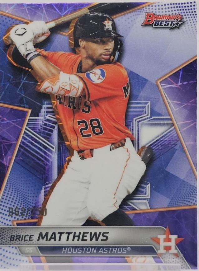 Brice Matthews [Purple Lazer Refractor] #TP-18