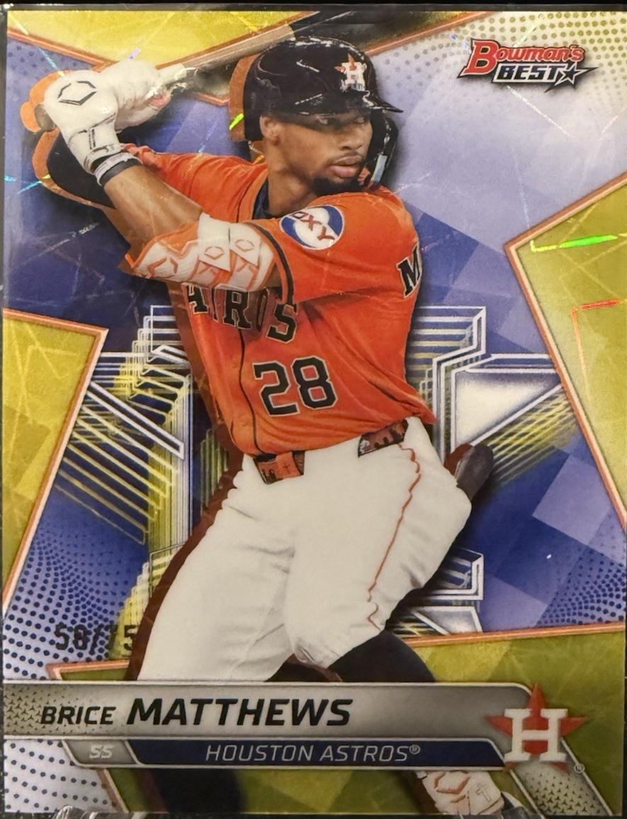 Brice Matthews [Yellow Refractor] #TP-18