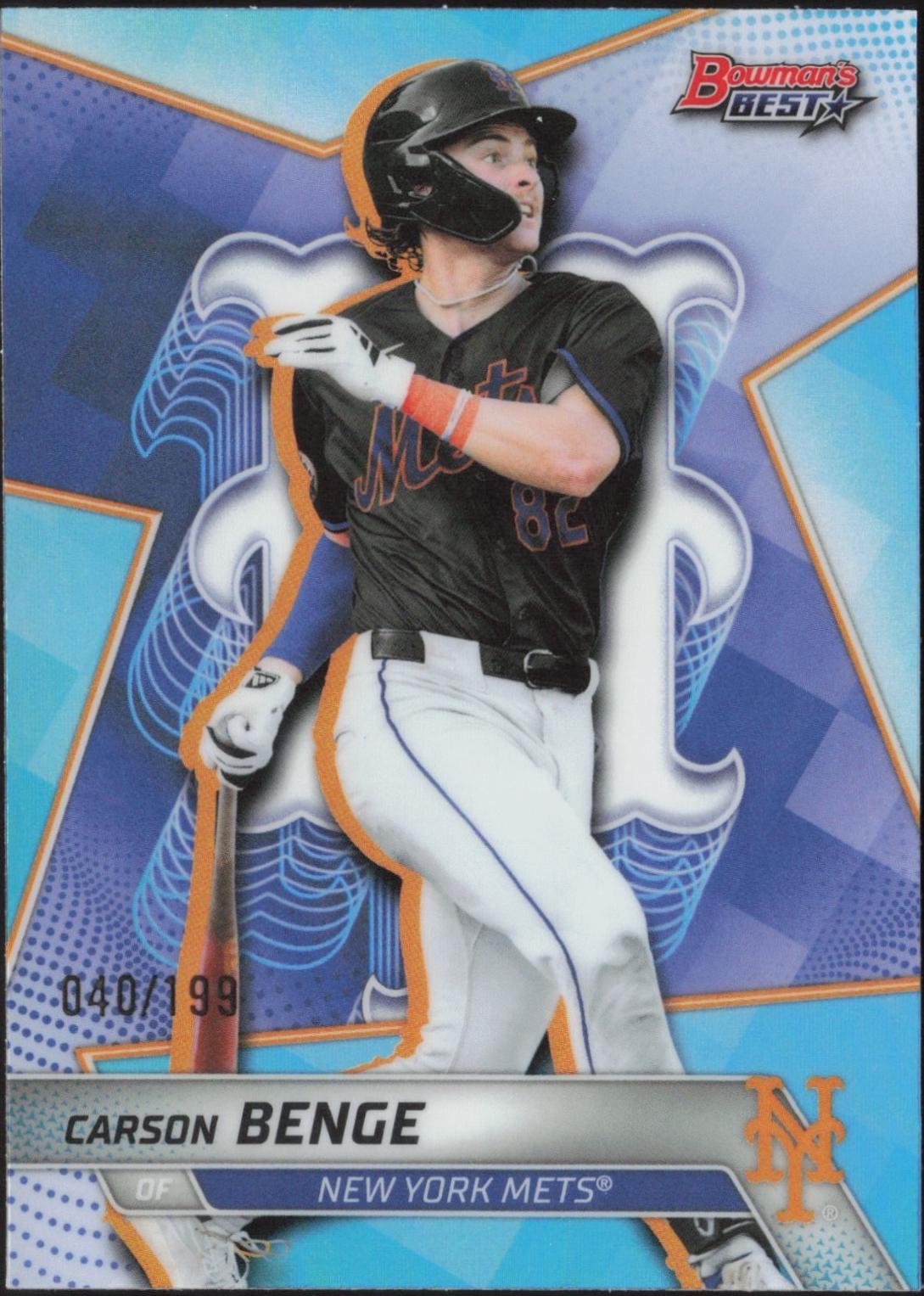 Carson Benge [Aqua Refractor] #TP-22