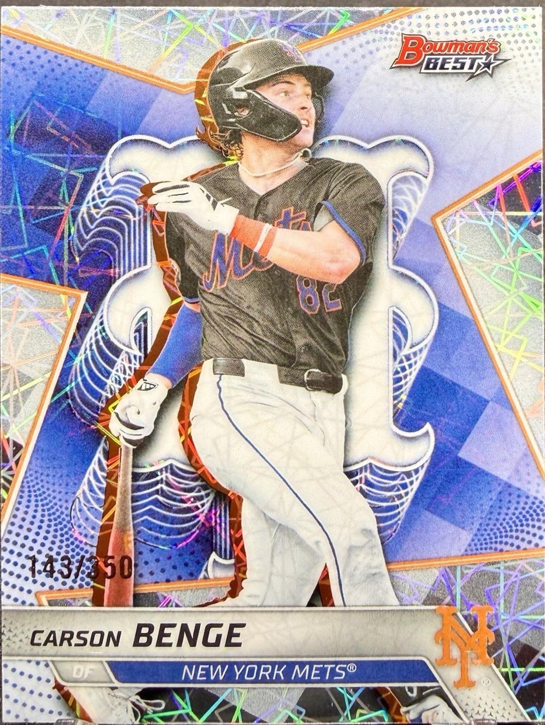 Carson Benge [Lazer Refractor] #TP-22