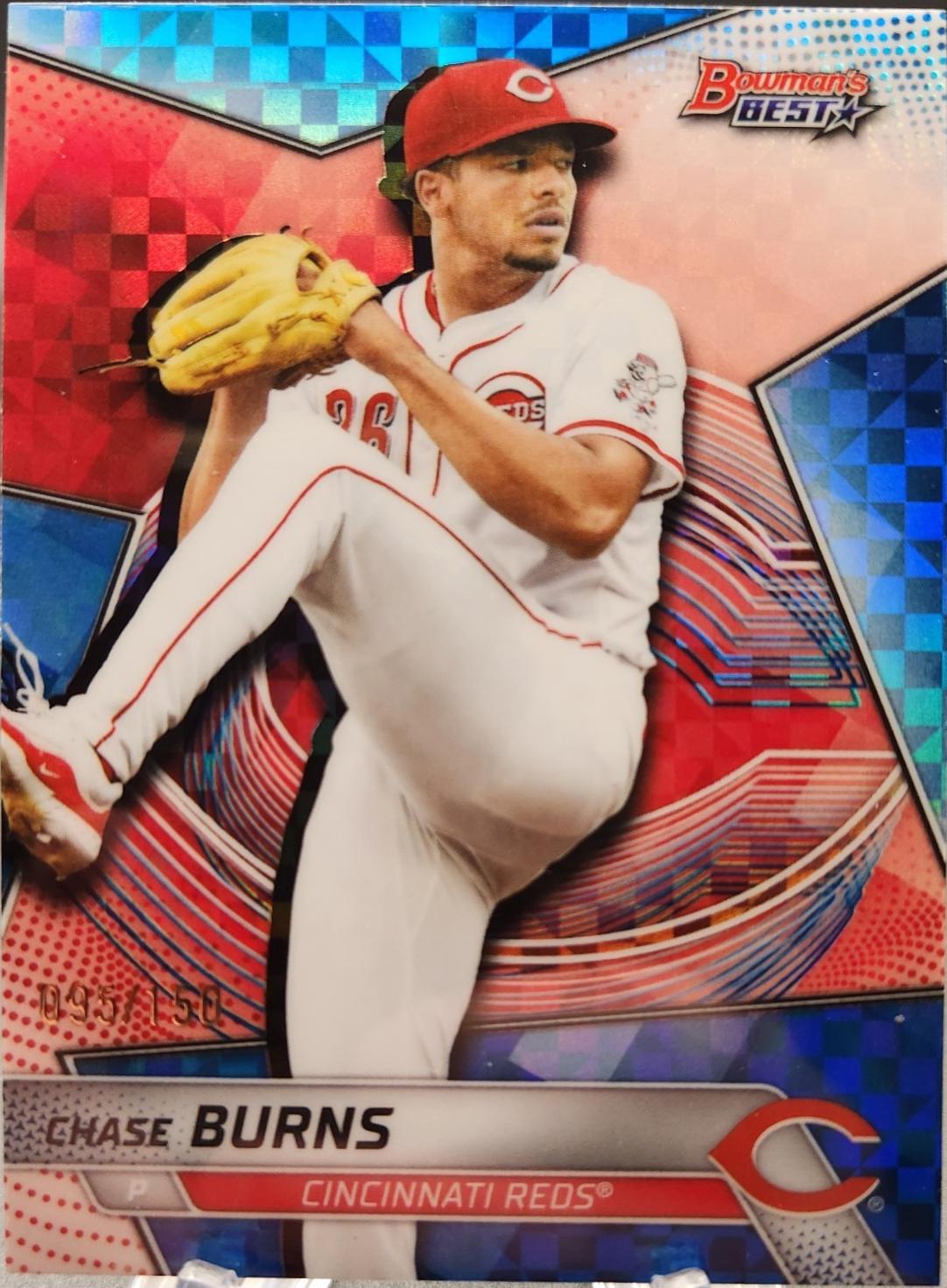 Chase Burns [Blue X-Fractor] #TP-21