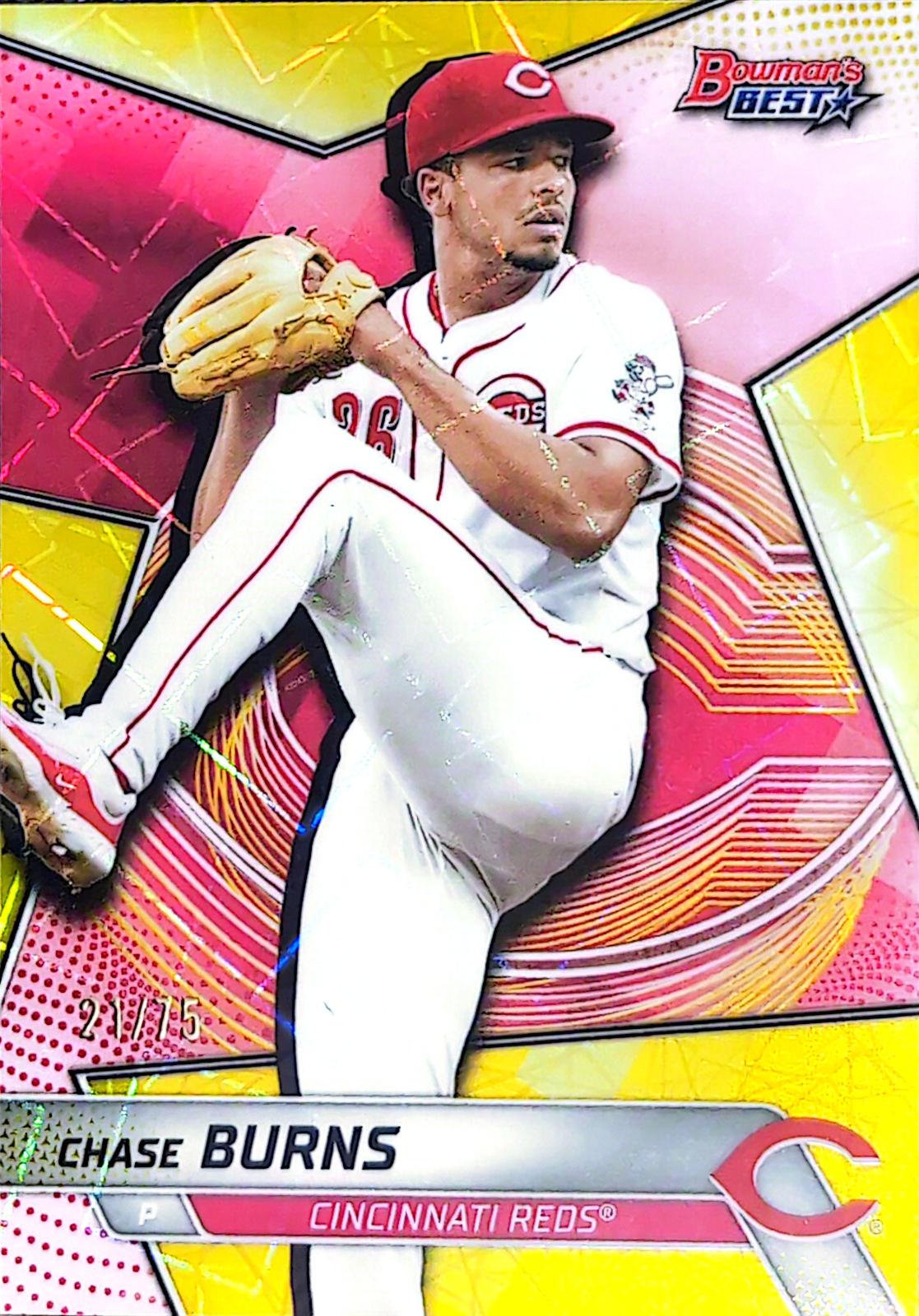 Chase Burns [Yellow Lazer Refractor] #TP-21