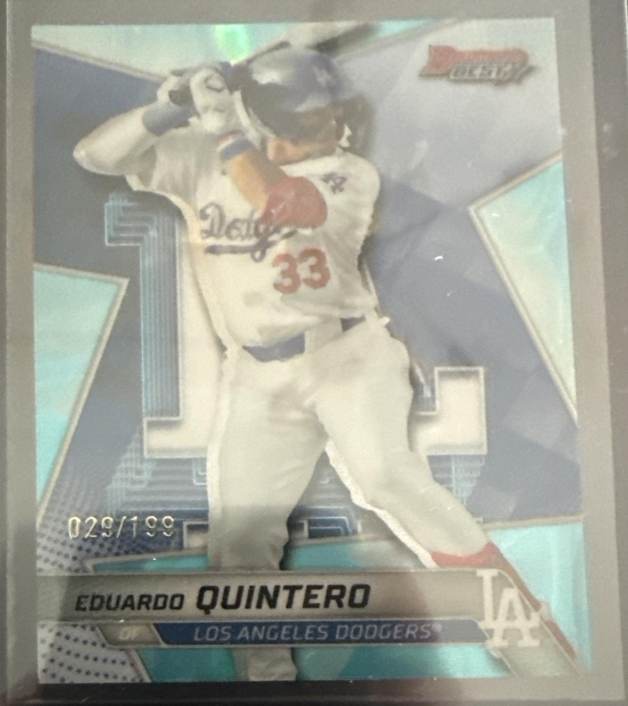 Eduardo Quintero [Aqua Refractor] #TP-29
