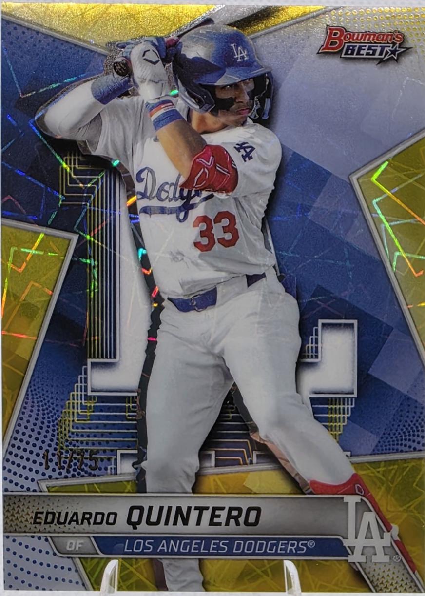 Eduardo Quintero [Yellow Lazer Refractor] #TP-29