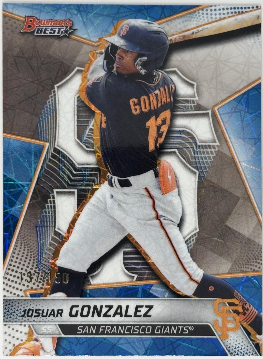 Josuar Gonzalez [Blue Lazer Refractor] #TP-13