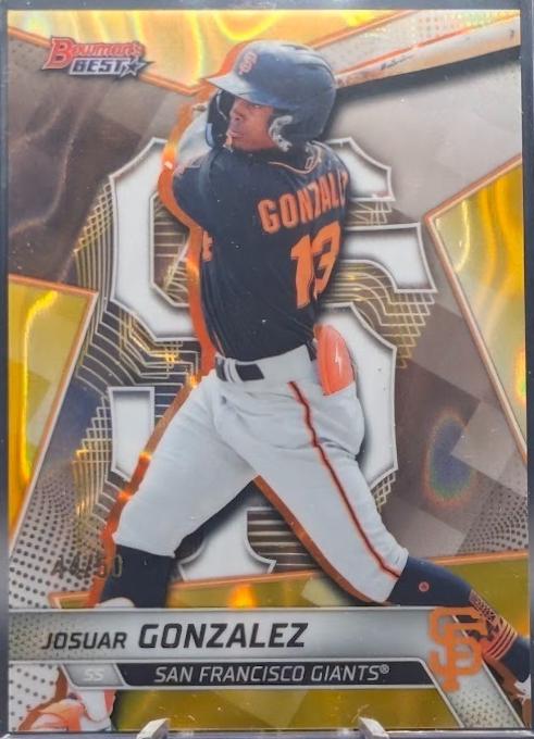 Josuar Gonzalez [Gold Lava Refractor] #TP-13
