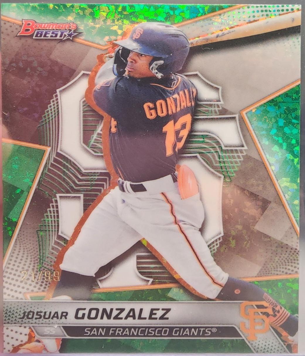 Josuar Gonzalez [Green Mini-Diamond Refractor] #TP-13