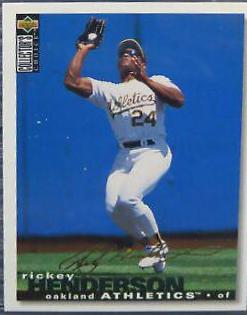 Ricky Henderson [Gold Signature] #125