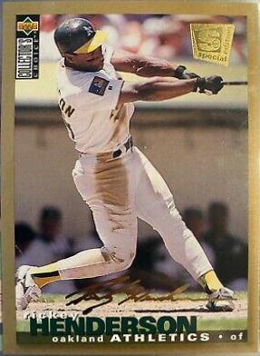 Rickey Henderson [Gold Signature] #48