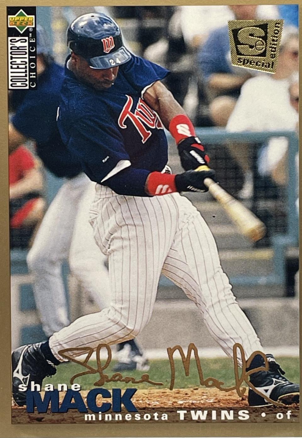 Shane Mack [Gold Signature] #228