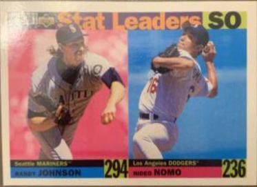 Stat Leaders [R. Johnson, H. Nomo] #7