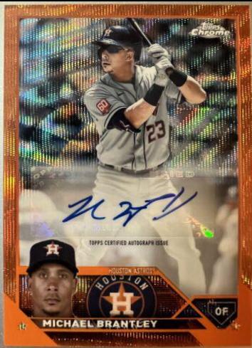 Michael Brantley [Orange Wave] #AC-MBR