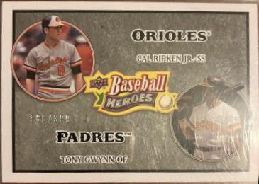 Cal Ripken Jr. , Tony Gwynn [Charcoal] #180