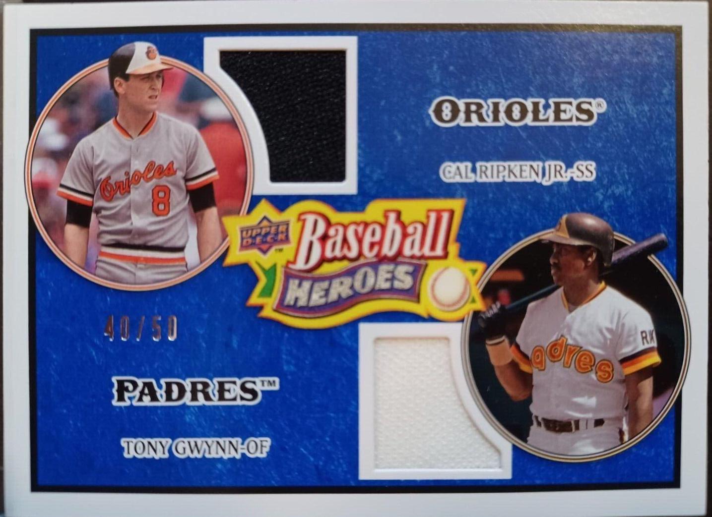Cal Ripken Jr. , Tony Gwynn [Jersey Emerald] #180