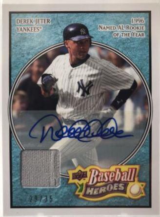 Derek Jeter [Jersey Autograph Emerald] #114