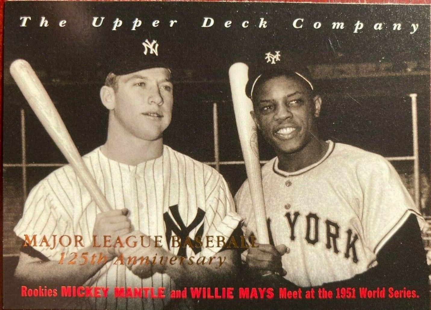 Mickey Mantle, Willie Mays [125th Anniversary] #10