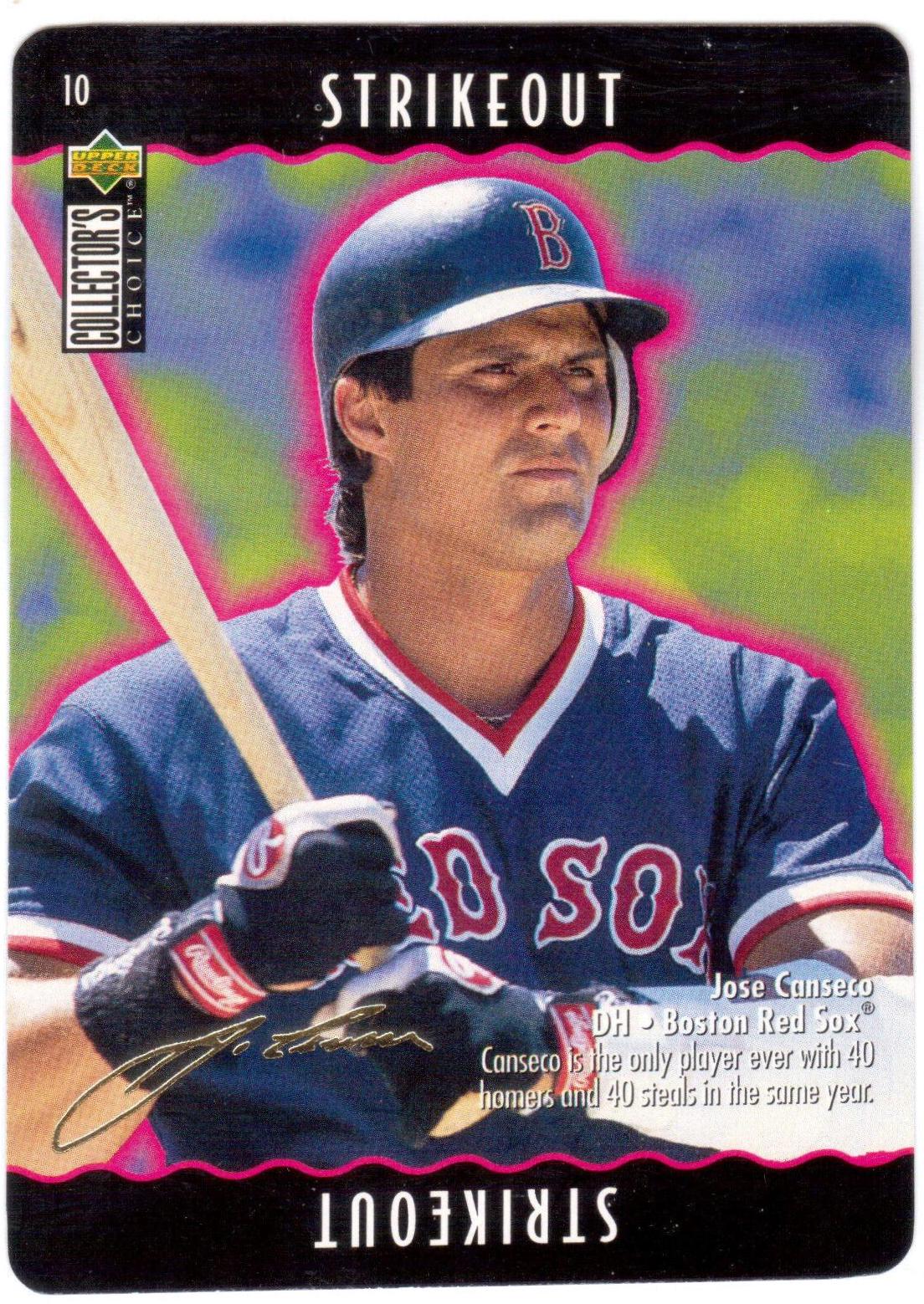 Jose Canseco [Strikeout Gold Signature] #10