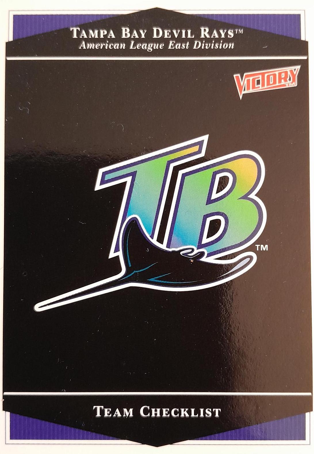 Tampa Bay Devil Rays [Team Checklist] #382