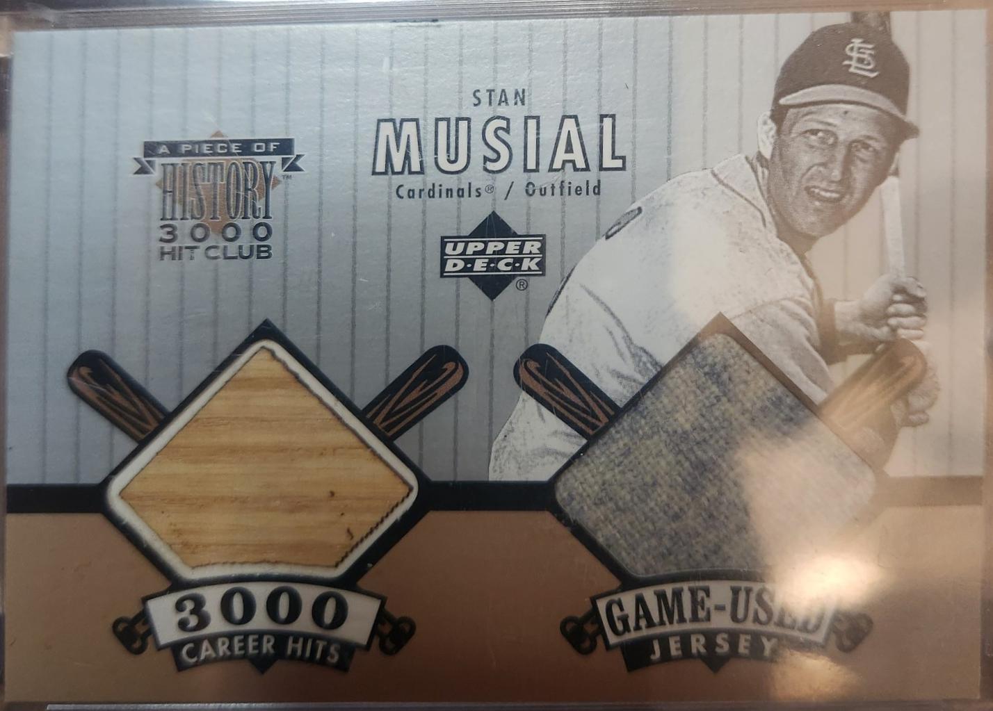 Stan Musial [Jersey, Bat] #SMJB