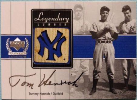 Tommy Henrich #TH-LL