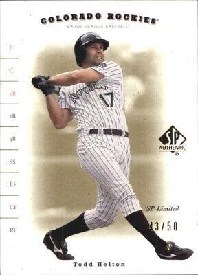 Todd Helton [SP Limited] #88