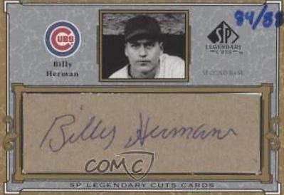 Billy Herman [Autographs] #C-BH