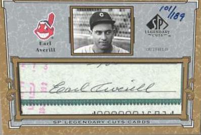 Earl Averill [Autographs] #C-EA