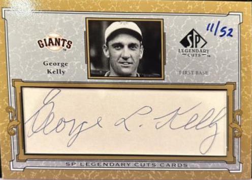 George Kelly [Autographs] #C-GK