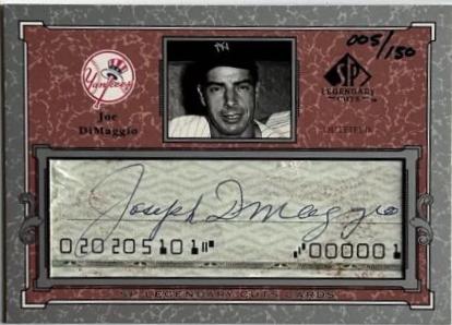 Joe DiMaggio [Autographs] #C-JDB