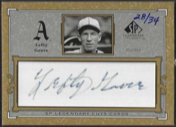 Lefty Grove [Autographs] #C-LG