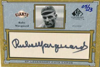 Rube Marquard [Autographs] #C-RuM