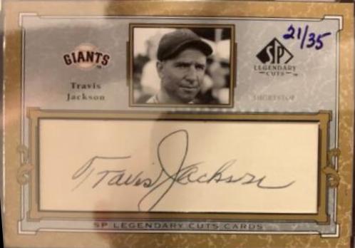 Travis Jackson [Autographs] #C-TJ