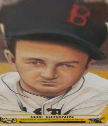 Joe Cronin [Red Back] #83