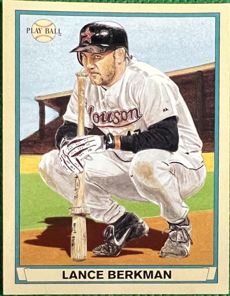 Lance Berkman [Red Back] #25