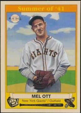 Mel Ott [Red Back] #80