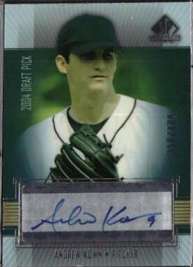 Andrew Kown [Autograph] #402
